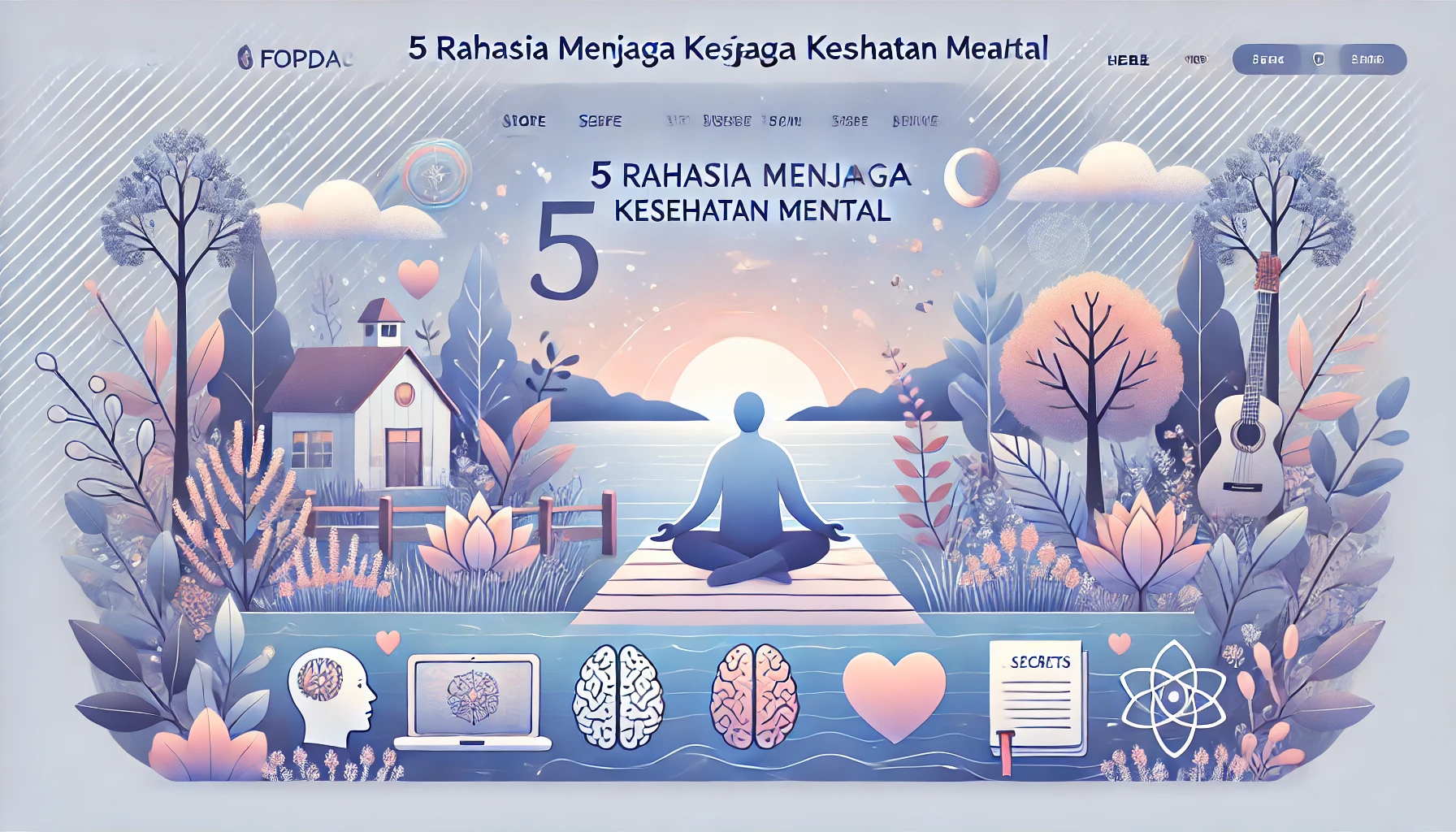 5 Rahasia Menjaga Kesehatan Mental