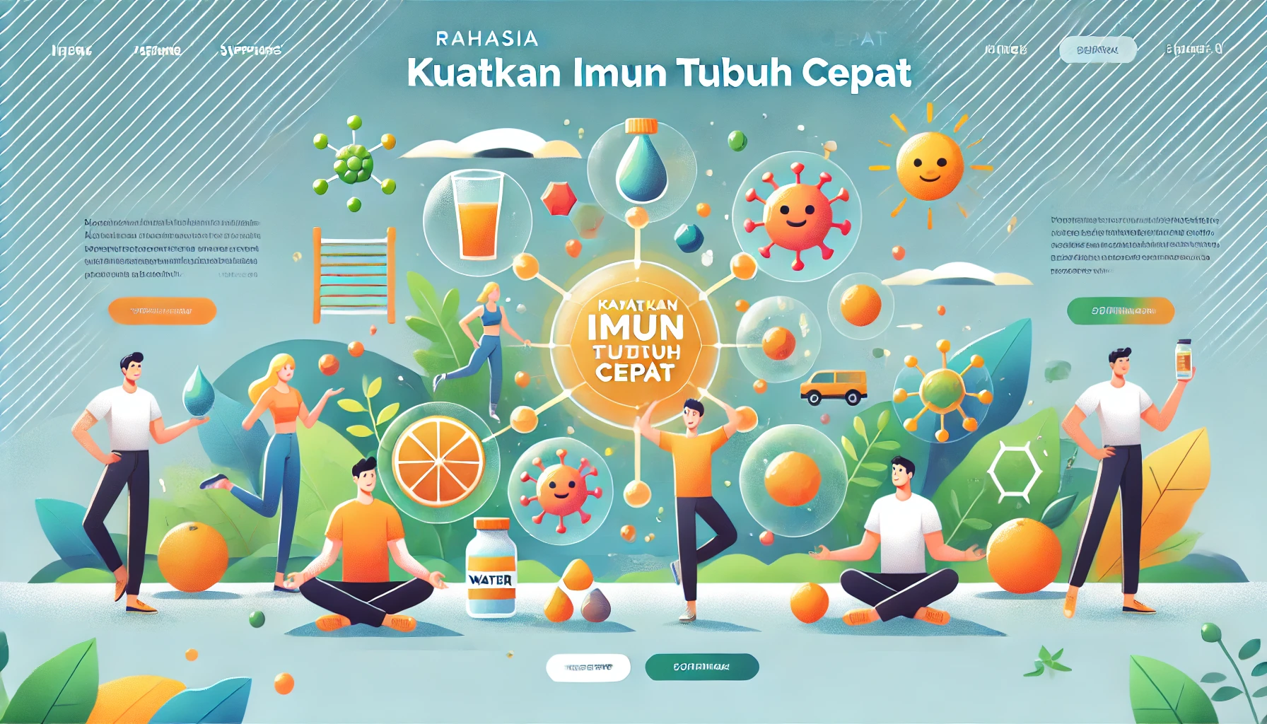 Rahasia Kuatkan Imun Tubuh Cepat
