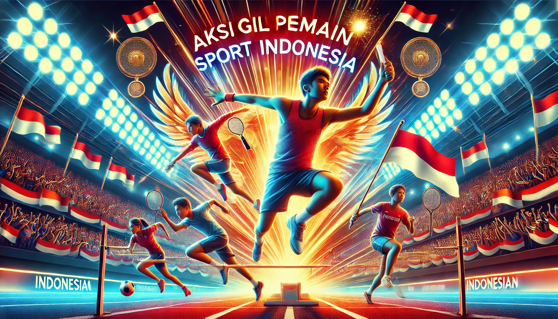 Aksi Gila Pemain Sport Indonesia