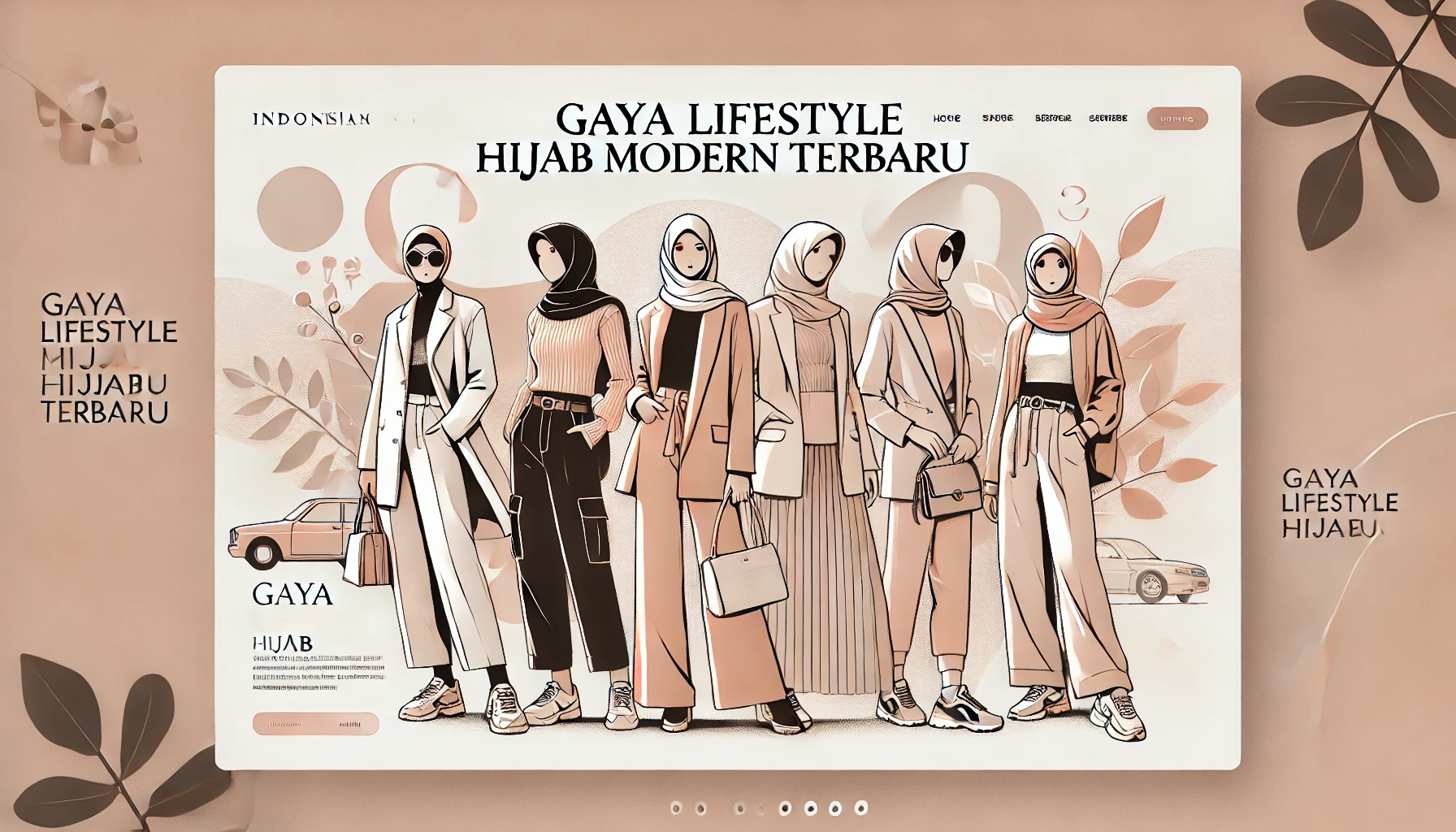 Gaya Lifestyle Hijab Modern Terbaru