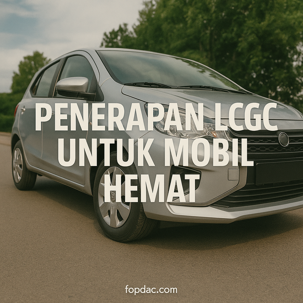 Penerapan LCGC untuk Mobil Hemat