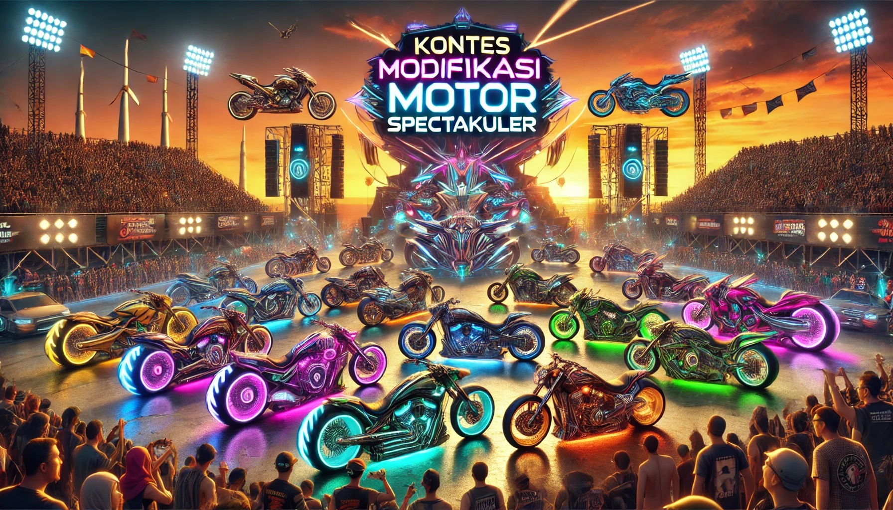 Kontes Modifikasi Motor Spektakuler
