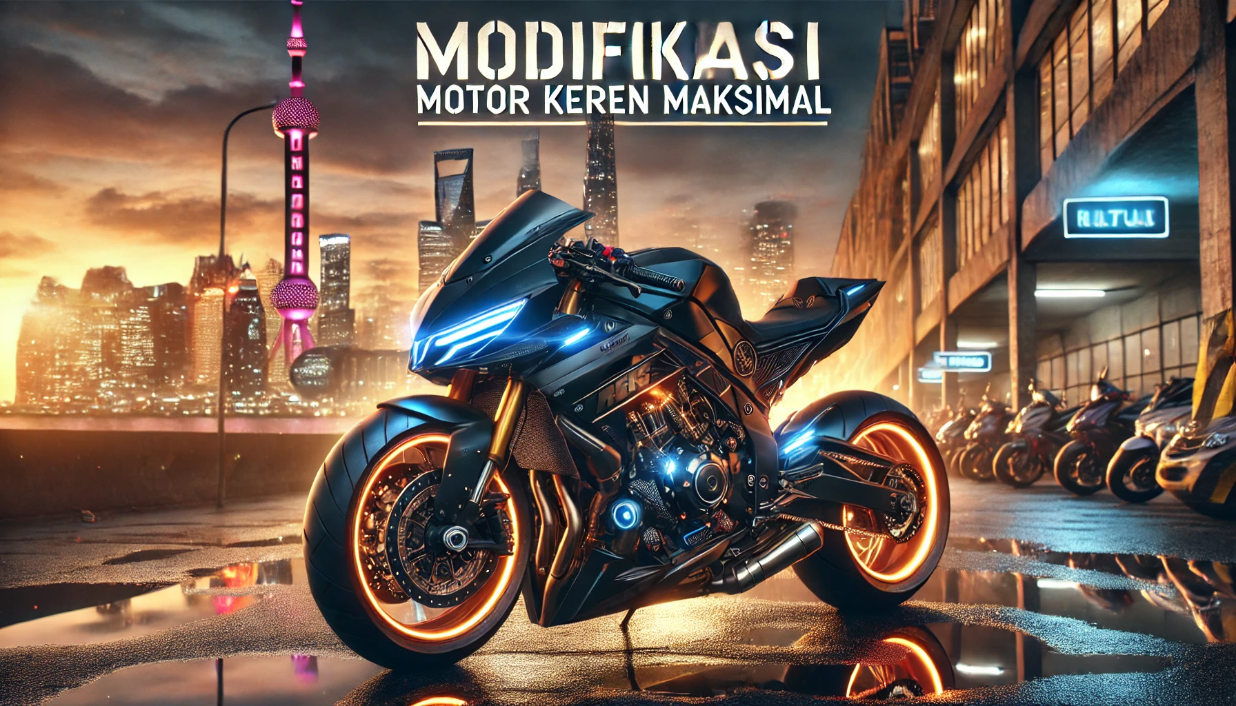 Modifikasi Motor Keren Maksimal