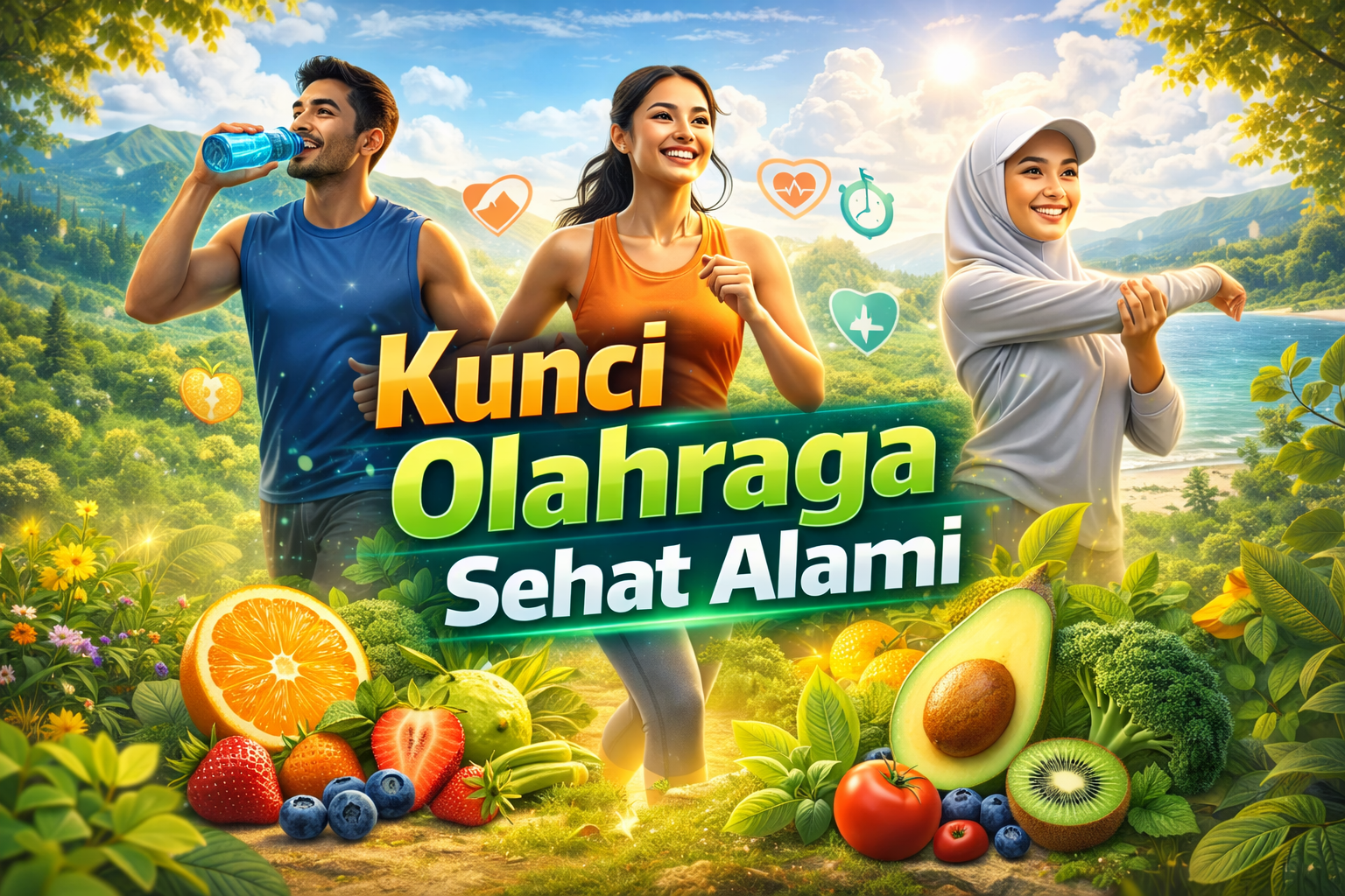 Kunci Olahraga Sehat Alami